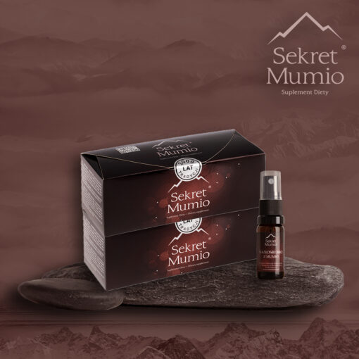 Jesienna Energia - 2x Suplement Sekret Mumio + Nanosrebro z Mumio