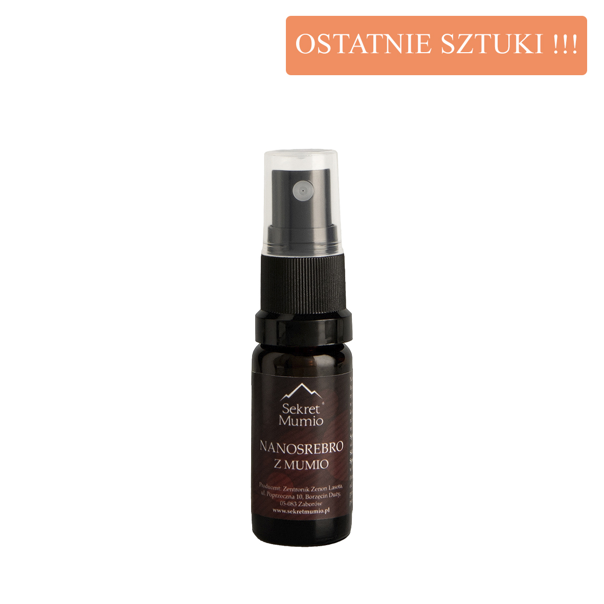 Nanosrebro z Mumio 10 ml