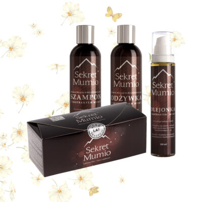 Wiosna z Mumio - Suplement + Szampon + Odżywka + Olejonka